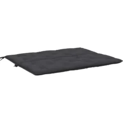 vidaXL - Tuinbankkussen - Zwart - Stof - 120 cm - 2 stuks