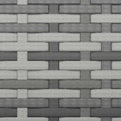 vidaXL - Tuinbank 3-zits - Grijs - Poly rattan - Met kussens