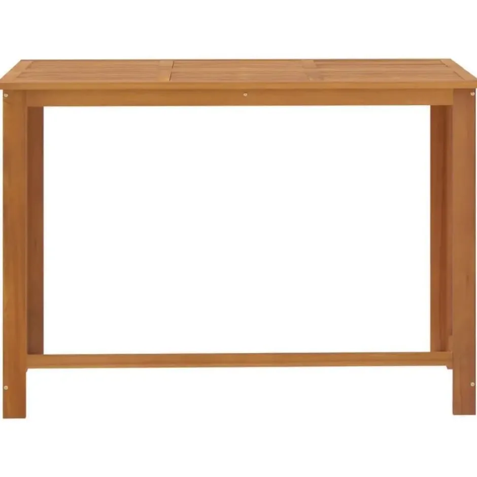 vidaXL - Tuinbarset met Armleuningen - Zwart Poly Rattan - 150x70 cm - 9 St.