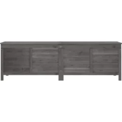 vidaXL - Tuinbox - Antraciet - Bewerkt hout