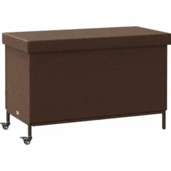 vidaXL - Tuinbox - Bruin - Rattan
