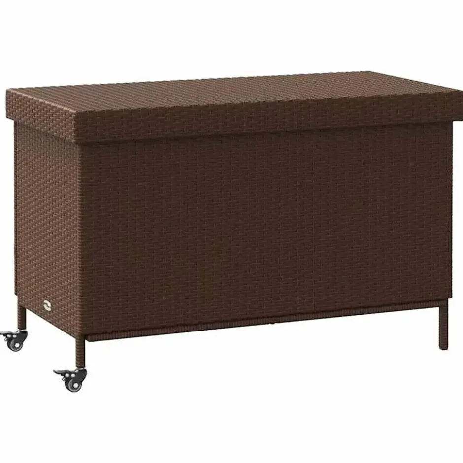 vidaXL - Tuinbox - Bruin - Rattan