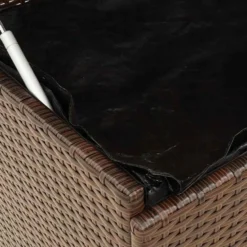 vidaXL - Tuinbox - Bruin - Rattan