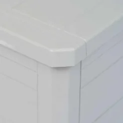 vidaXL - Tuinbox - Grijs - Kunststof