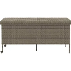 vidaXL - Tuinbox - Grijs - Poly rattan