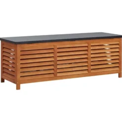 vidaXL - Tuinbox 150x50x55 cm massief eucalyptushout