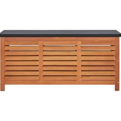 vidaXL - Tuinbox 117x50x55 cm massief eucalyptushout