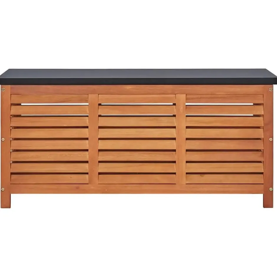 vidaXL - Tuinbox 117x50x55 cm massief eucalyptushout