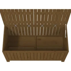 vidaXL - Tuinbox 121x55x64 cm massief grenenhout honingbruin opbergbox buitenbox