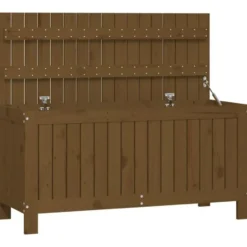 vidaXL - Tuinbox 108x42,5x54 cm massief grenenhout honingbruin opbergbox