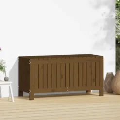 vidaXL - Tuinbox 108x42,5x54 cm massief grenenhout honingbruin opbergbox