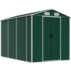 vidaXL - Tuinhuis Groen 191x300x198 cm Gegalvaniseerd Staal