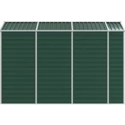 vidaXL - Tuinhuis Groen 191x300x198 cm Gegalvaniseerd Staal