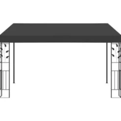 vidaXL - Tuinhuisje - Antraciet - Stof - 4 x 3x 2.5 m