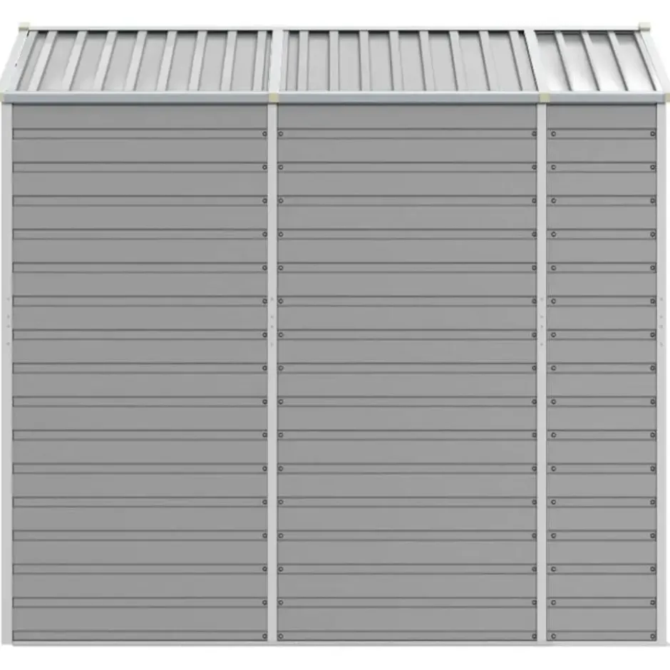 vidaXL - Tuinhuis Lichtgrijs 191x215x198 cm Gegalvaniseerd Staal