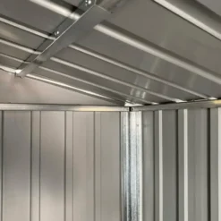 vidaXL - Tuinhuis Lichtgrijs 191x215x198 cm Gegalvaniseerd Staal