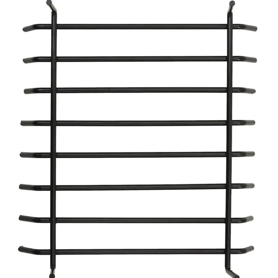 vidaXL - Tuinkachel - Zwart - Staal - 38 x 38 x 122 cm