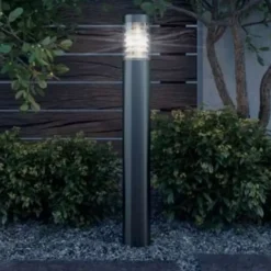 vidaXL - Tuinlamp - Zilver - Roestvrij staal