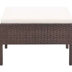 vidaXL - Tuin Loungeset - Bruin - Poly rattan