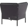 vidaXL - Tuin Loungeset - Zwart - Poly rattan