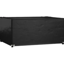vidaXL - Tuinmeubelhoes met 8 oogjes rechthoekig 180x135x80 cm tuinmeubel hoes