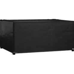 vidaXL - Tuinmeubelhoes met 8 oogjes rechthoekig 160x120x75 cm tuinmeubel hoes