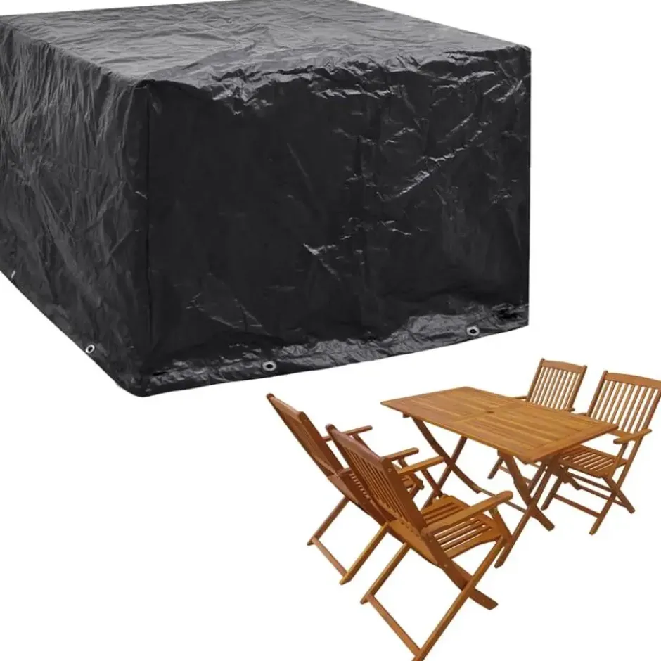 vidaXL - Tuinmeubelhoes met 8 Oogjes Meubelhoes - 122x112x98 cm