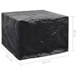 vidaXL - Tuinmeubelhoes met 8 Oogjes Meubelhoes - 122x112x98 cm