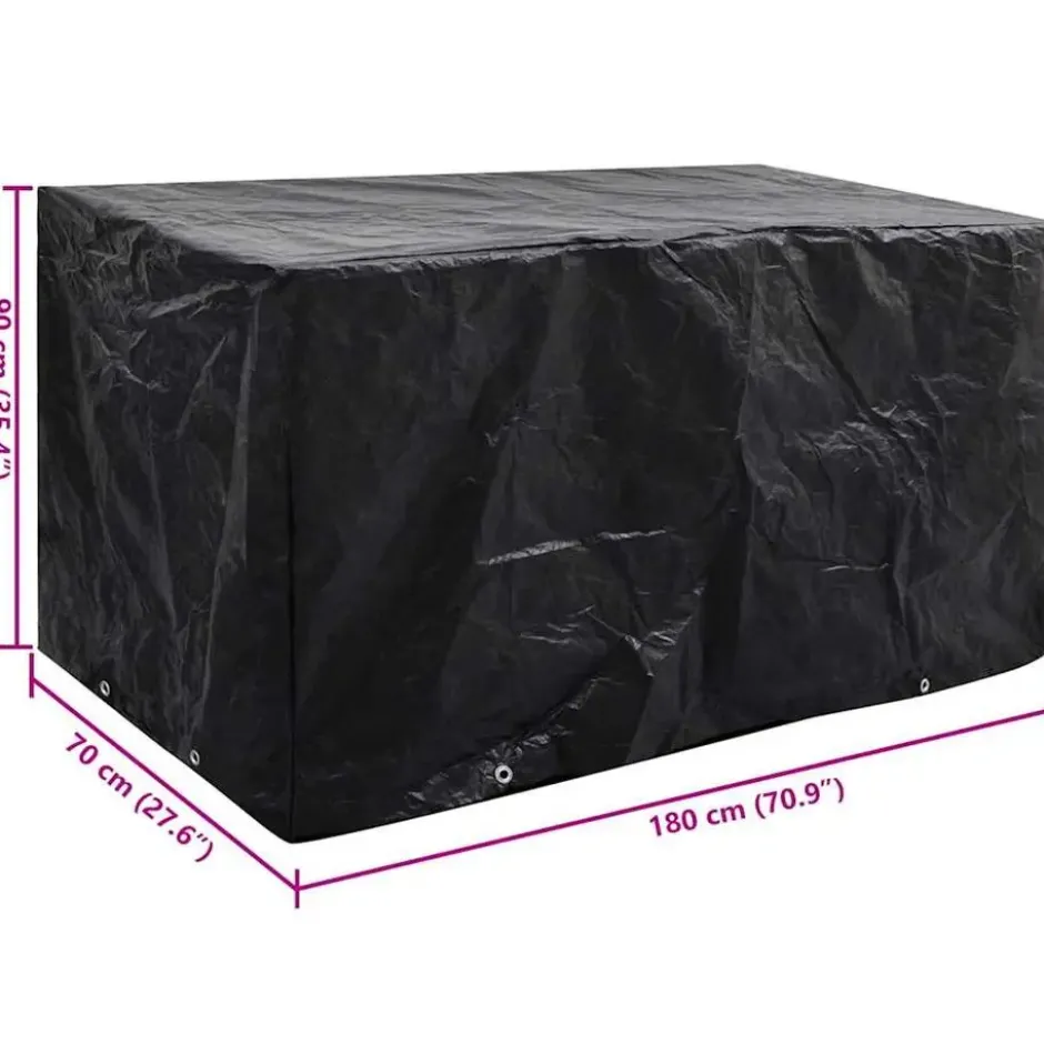 vidaXL - Tuinmeubelhoes 8 oogjes - 180 x 70 x 90 cm