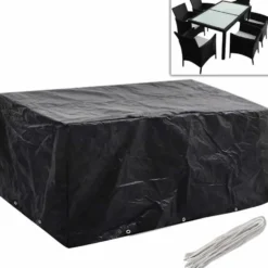vidaXL - Tuinmeubelhoes 6-Persoons Poly Rattan Meubelhoes Tuinmeubel Tuinhoes