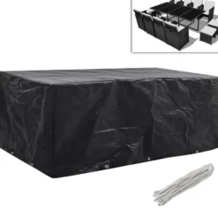 vidaXL - Tuinmeubelhoes voor 8-persoons Poly Rattan Set Tuinmeubel Meubelhoes