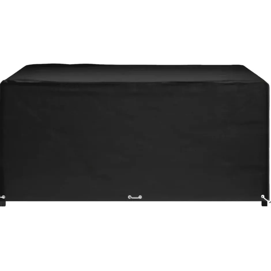 vidaXL - Tuinmeubelhoezen met 16 oogjes vierkant 205x205x90 cm