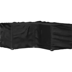 vidaXL - Tuinmeubelhoezen met 12 oogjes L-vormig 185x185x90 cm loungeset hoes