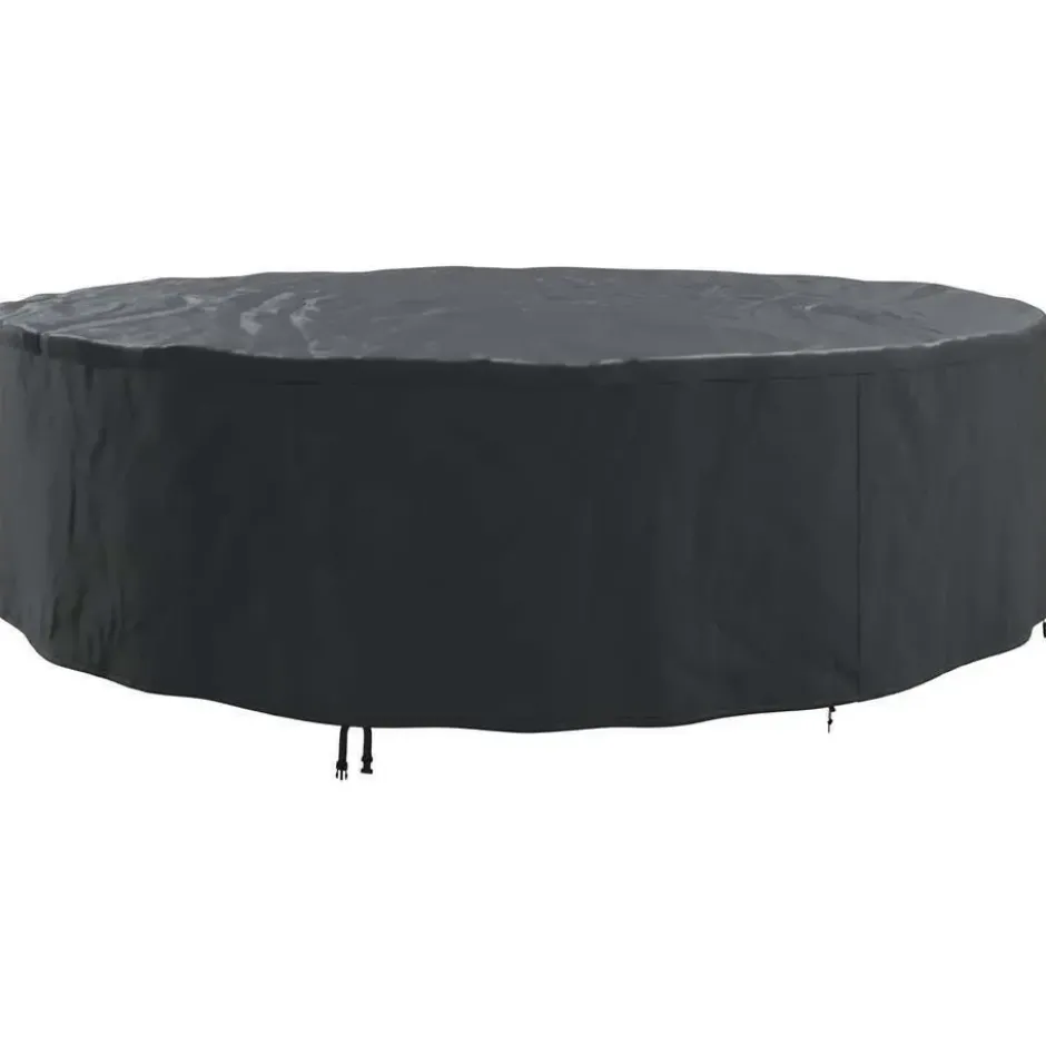 vidaXL - Tuinmeubelhoezen - 320x320x85 cm - Zwart - 420D Stof