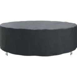 vidaXL - Tuinmeubelhoezen - 320x320x85 cm - Zwart - 420D Stof
