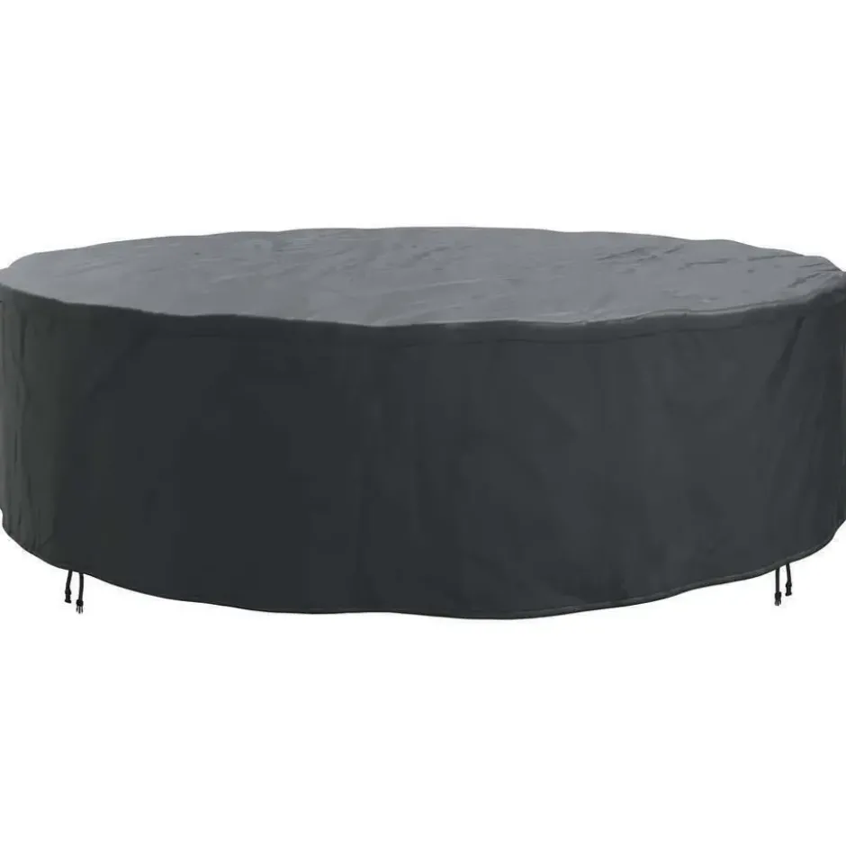 vidaXL - Tuinmeubelhoezen - 320x320x85 cm - Zwart - 420D Stof