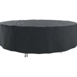 vidaXL - Tuinmeubelhoezen - 320x320x71 cm - Zwart - 420D Stof