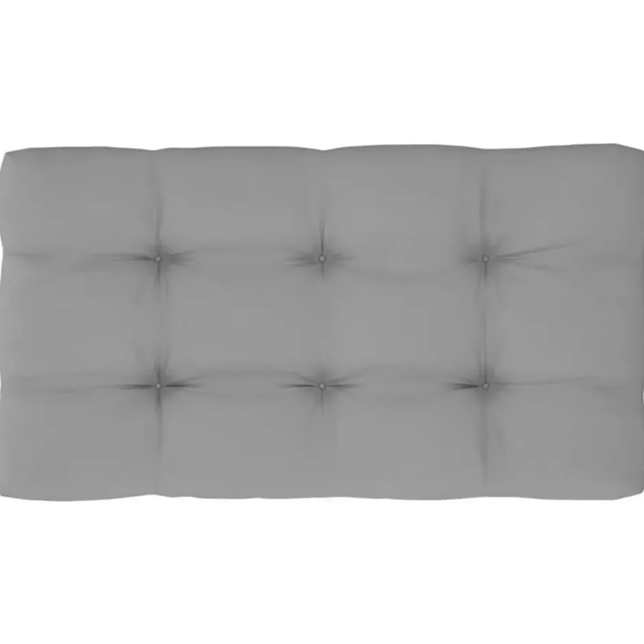 vidaXL - Tuinmiddenbank pallet - Wit - Grenenhout