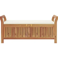 vidaXL - Tuinopbergbank - Bruin - Hout
