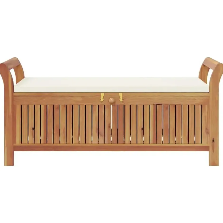 vidaXL - Tuinopbergbank - Bruin - Hout