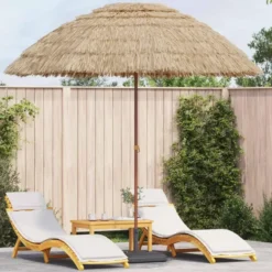 vidaXL - Tuinparasol - Bruin - Polypropeen