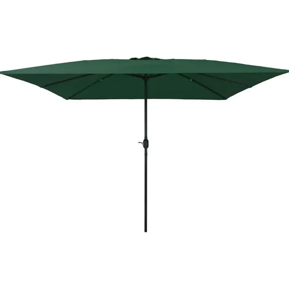 vidaXL - Tuinparasol - Groen - Polyester