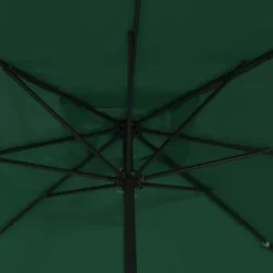 vidaXL - Tuinparasol - Groen - Polyester