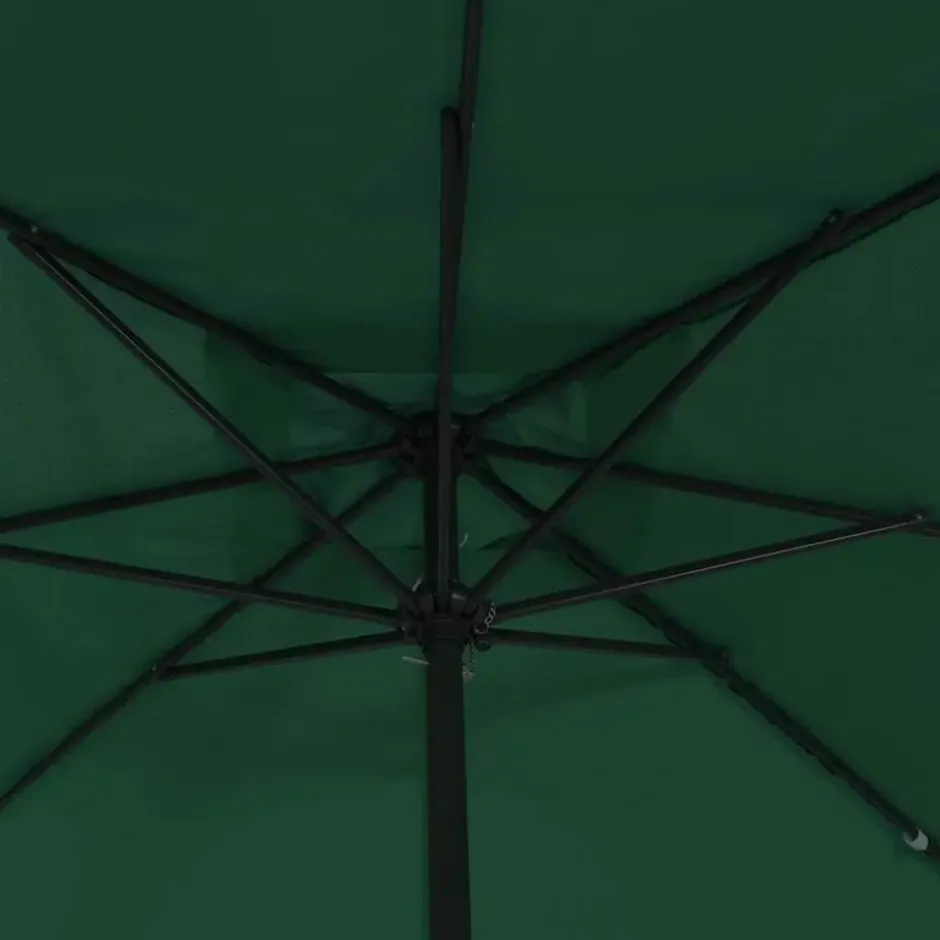 vidaXL - Tuinparasol - Groen - Polyester