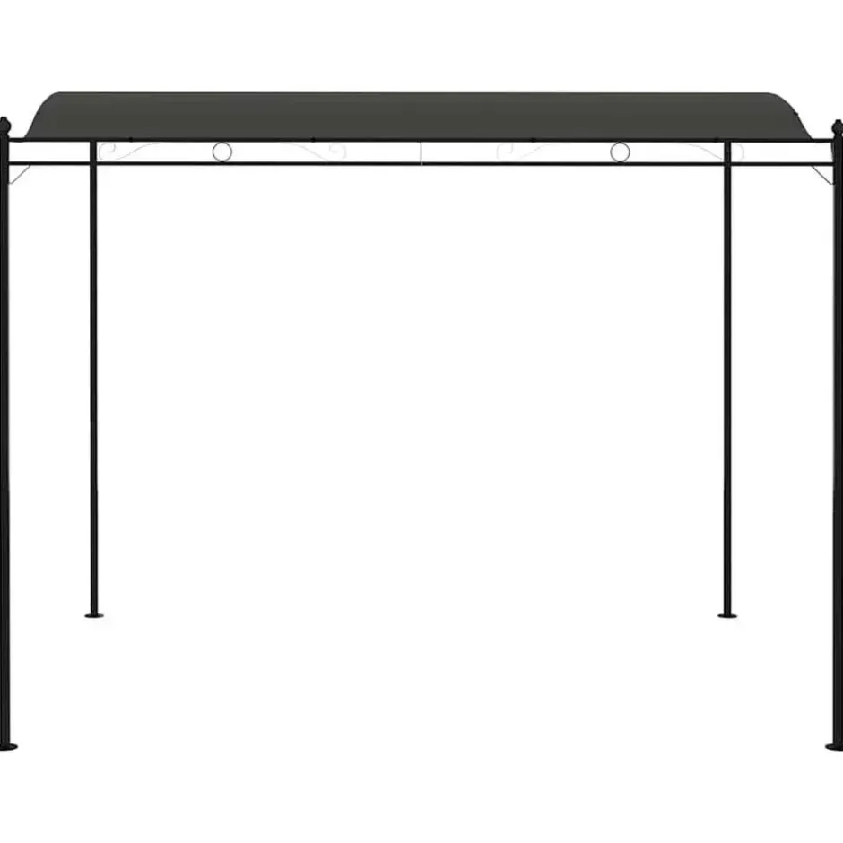 vidaXL - Tuinpaviljoen - Antraciet - Stof - 2 stuks