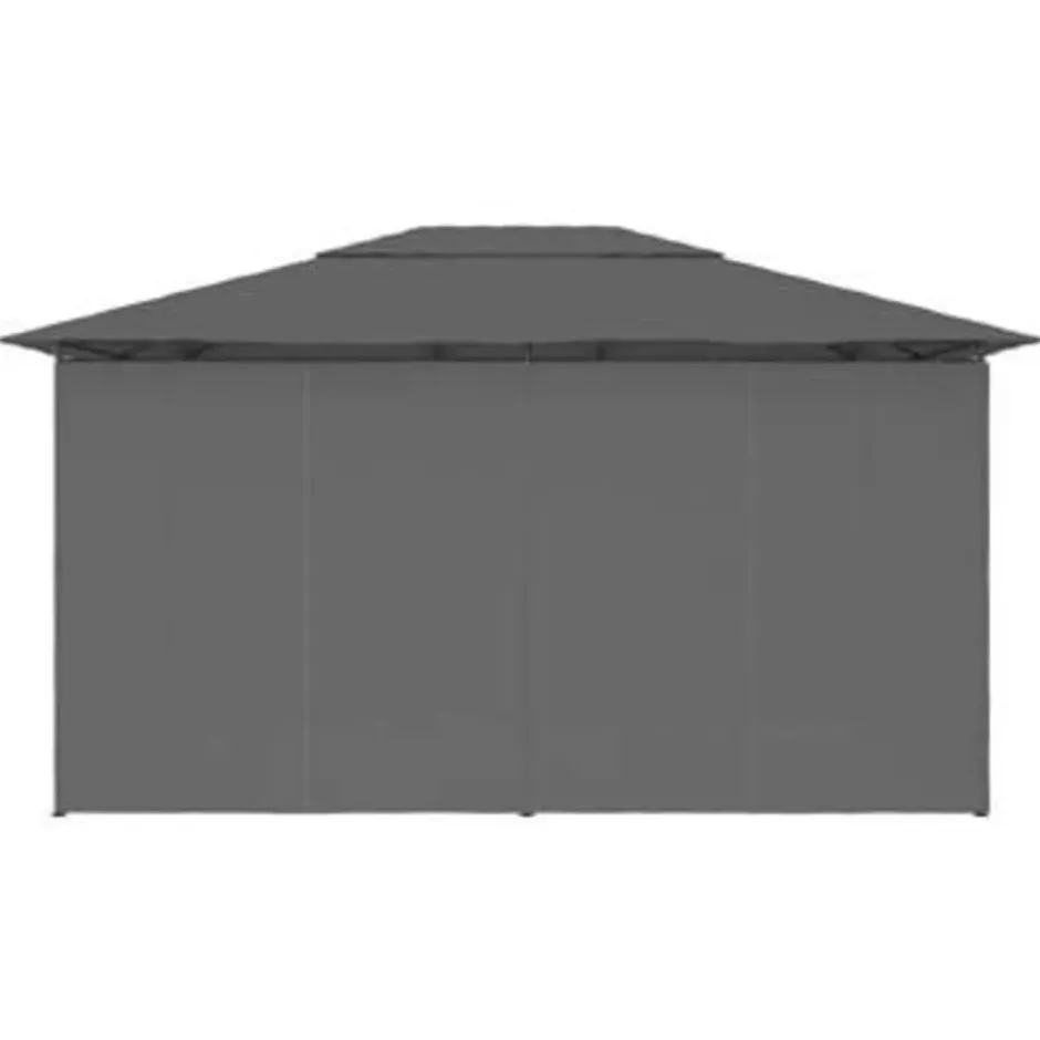 vidaXL - Tuinpaviljoen - Antraciet - Stof