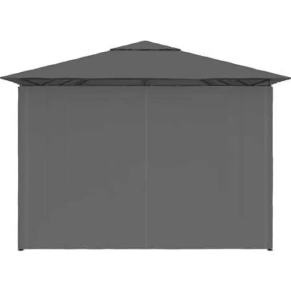vidaXL - Tuinpaviljoen - Antraciet - Stof