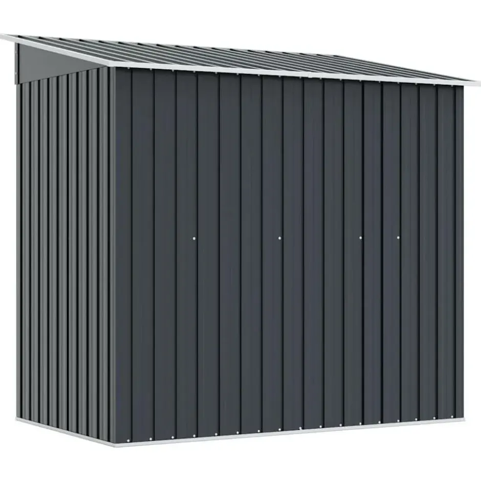 vidaXL - Tuinschuur - Antraciet - Staal