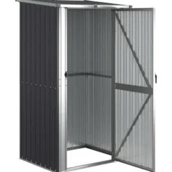 vidaXL - Tuinschuur - Antraciet - Staal