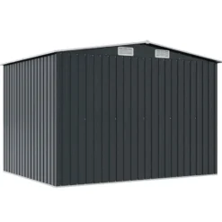vidaXL - Tuinschuur - Antraciet - Staal